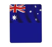 Australian Flag Desk Pad, Washable for Office/Gaming/Writing, Rubber Base, Polyester Surface