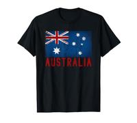 Australian Flag Distressed Aussie Men Women Kids Australia Value Graphic T-Shirt