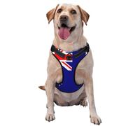 Australian Flag Dog Harness For Small, Medium, And Large Dogs â€“ Reflective Straps, Adjustable Fit With Quick-Release Buckles