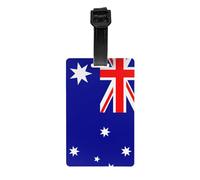 Australian Flag Luggage Tag Unique Travel Accessory PVC Material for Suitcase Duffel Bag Gym Bag