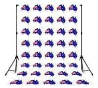 Australian Flag Map Multi-Scene Photography Backdrop For Baby Shower, Portrait, Party, Video & Home Decoration - 5x7ft