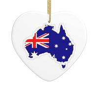 Australian Flag Map Print Christmas Tree And Holiday Decorations,Club Decorations