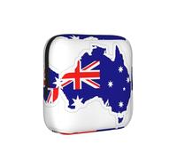Australian Flag Map Print Multifunctional Storage Bag Pad Bag Skin-Friendly Period Pouch Reusable Tampon Bag for Female