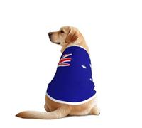 Australian Flag Print Dog Shirts for Pet, Soft Breathable Vest Lightweight Stretchy Pet T-Shirt for Medium Dog