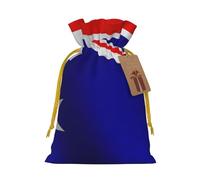 Australian Flag Print Drawstring Gift Bags,For Holiday Season,Birthdays,Anniversaries And Any Special Occasion