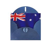 Australian flag Print Greeting card Blank card with envelope,Unique Designs for Festivals Invitations