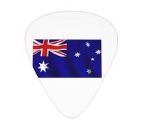 Australian flag print Guitar Picks with Organizer Box Celluloid Guitar Plectrums for Acoustic Guitar, Bass