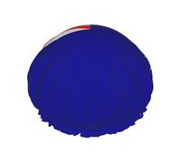 Australian flag Print Lightweight Shower Cap for Women and Men Reusable hat Soft hat and Bath Hair Cap