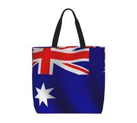 Australian Flag Print Tote Bag For Womenshoulder Reusable Shopping Casual Travel Summer Beach Bags