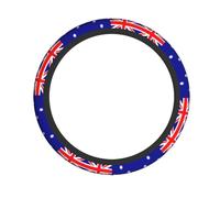 Australian flag Printed elastic steering wheel cover Durable, soft and thick, suitable for cars, SUVs and trucks, etc.
