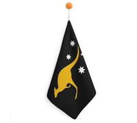 Australian Flag Printed Hand Towels for Bathroom Soft Quick Dry Absorbent Cleaning Cloths 1PCS