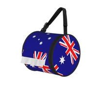 Australian flag Printed Portable Tissue Roll Case, Standard-Size Fit, Oxford Cloth for Wall Camping Backpack
