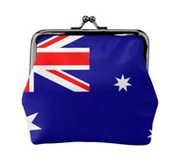 Australian Flag Printing Small Travel Kit Wallet, Compact Pouch For Camping Adventures And Fishing Trips, Black, One size
