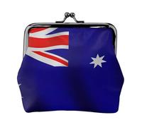 Australian Flag Printing Small Travel Kit Wallet, Compact Pouch For Camping Adventures And Fishing Trips, Black, One size