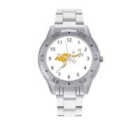 Australian Flag Trendy Wrist Watches for Men Classic Business Stainless Steel Band Quartz Watch