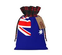 Australian flag Two Color Drawstring Gift Bag S Beautiful Convenient Suitable For Christmas Birthdays
