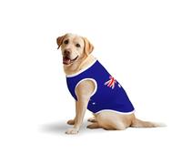Australian Flagprint Large Pets Vest Party Travel Breathable Summer Lightweight Soft Cozy Sleeveless