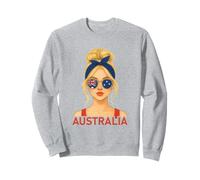Australian Girl Australia Flag Australian Girlfriend Wife Sweatshirt