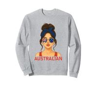 Australian Girl Australia Flag Australian Girlfriend Wife Sweatshirt