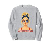 Australian Girl Australia Flag Australian Girlfriend Wife Sweatshirt