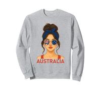 Australian Girl Australia Flag Australian Girlfriend Wife Sweatshirt