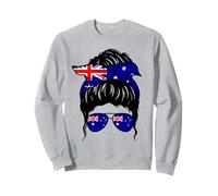 Australian Girl Australia Flag Proud Australian Woman Sweatshirt