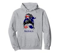 Australian Girl Australia girl Australia woman flag Pullover Hoodie