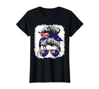 Australian Girl Womens Australia Flag Girls Mother's Day T-Shirt