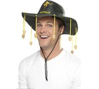 Smiffy's Hat – Australian Zoo Keeper – Green with Corks – Adult