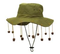 Australian Hat with Cork | Adults Australian Dress Hat with Cork | Adjustable Tassel Headgear with Wide Brim for Men Women Hiking Travel Beach Stage