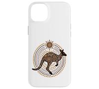Australian Kangaroo Aboriginal Dot Art Case for iPhone 14 Plus