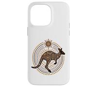 Australian Kangaroo Aboriginal Dot Art Case for iPhone 14 Pro Max