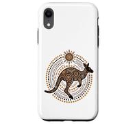Australian Kangaroo Aboriginal Dot Art Case for iPhone XR