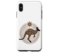 Australian Kangaroo Aboriginal Dot Art Case for iPhone XS Max