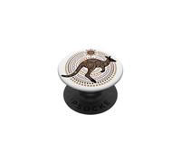 Australian Kangaroo Aboriginal Dot Art PopSockets Adhesive PopGrip