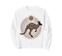 Australian Kangaroo Aboriginal Dot Art Sweatshirt