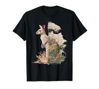 Australian Kangaroo Animal Art Portrait Wallaby Lover T-Shirt