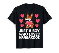 Australian Kangaroo Boy - Just A Boy Who Loves Kangaroos T-Shirt