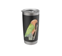 Australian King Parrot Watercolor Bird Portrait Stainless Steel Insulated Tumbler