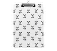 Australian Koala A4 Size Clipboard Funny Aesthetic Working Studying Letter Standard Clip Board 12.5×8.5 in Hardboard for School Classroom Kids Writing Drawing