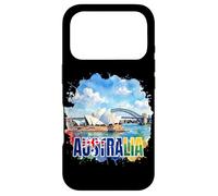 Australian National Flag Patriotic Australia Watercolor Case for iPhone 17 Pro