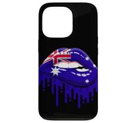 Australian National Flag Women Lips Australia Pride Heritage Case for iPhone 13 Pro