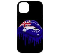 Australian National Flag Women Lips Australia Pride Heritage Case for iPhone 14 Plus