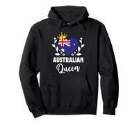 Australian Queen Australia Flag Proud Australian Woman Pullover Hoodie