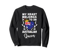 Australian Queen Australian Wife Girlfriend Australia Flag Sweatshirt