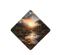 Australian Scenery Car air freshener, 4-pack, lightweight, hanging type, for car interior decoration.