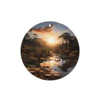 Australian Scenery Car air freshener, 4-pack, lightweight, hanging type, for car interior decoration.