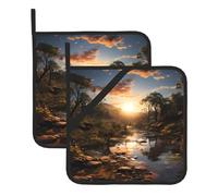 Australian Scenery Printed Heat-Resistant Matsâ€“Ideal for Hot Pots, Pans & Countertops, Cooking & Baking Essentials