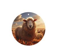 Australian sheep Car air freshener, 4-pack, lavender scent, hanging type, long-lasting fragrance, for car interior decoration.