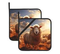 Australian sheep Printed Heat-Resistant Mats-Ideal for Hot Pots, Pans & Countertops, Cooking & Baking Essentials